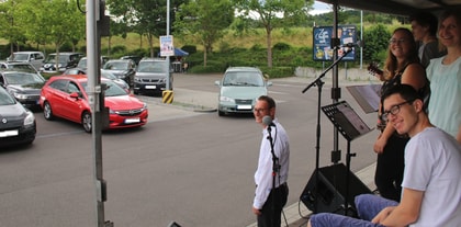 Autokino Gartenfest Gottesdienst