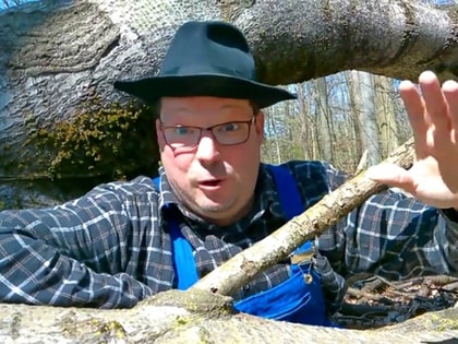 Der Witzesammler bei der Arbeit